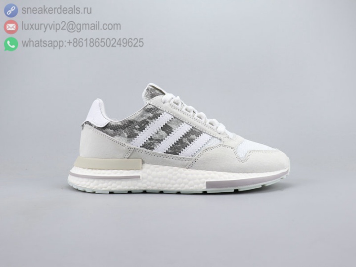 ADIDAS ZX 500 RM WHTIE SNAKE UNISEX RUNNING SHOES